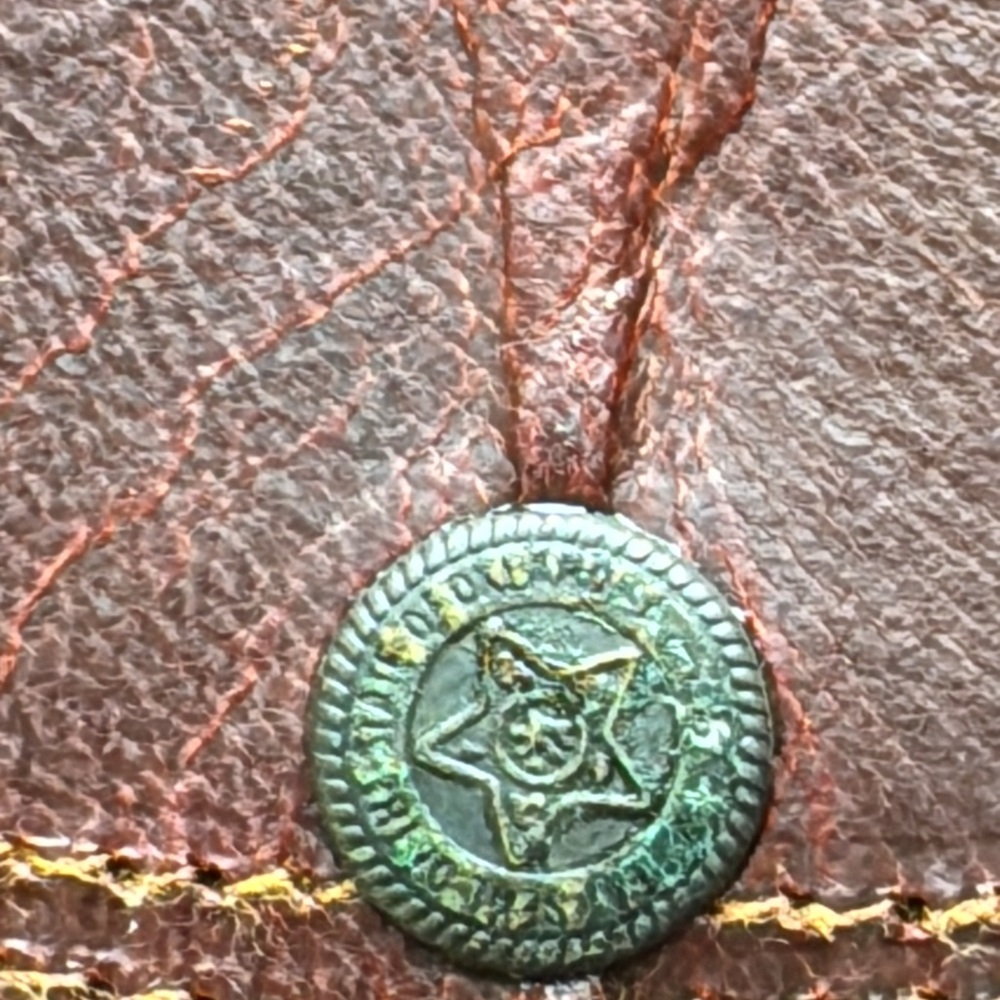 Great Seal Of The State Of Oklahoma 1907 Crossbody Bag Genuine Leather - Picture 10 of 10